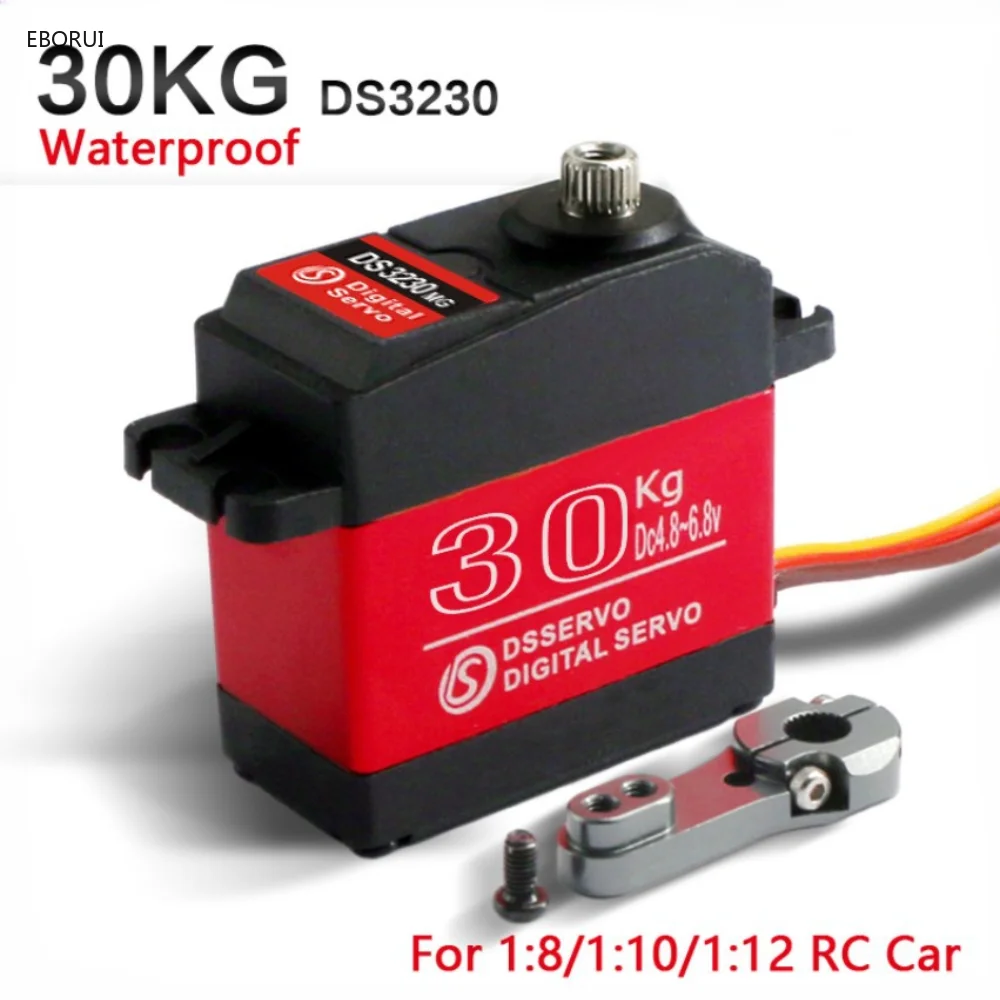 EBORUI DS3230MG 30KG 180 Degree Metal Gear High Torque Waterproof Digital Servo for RC Airplane Robot Car Toys