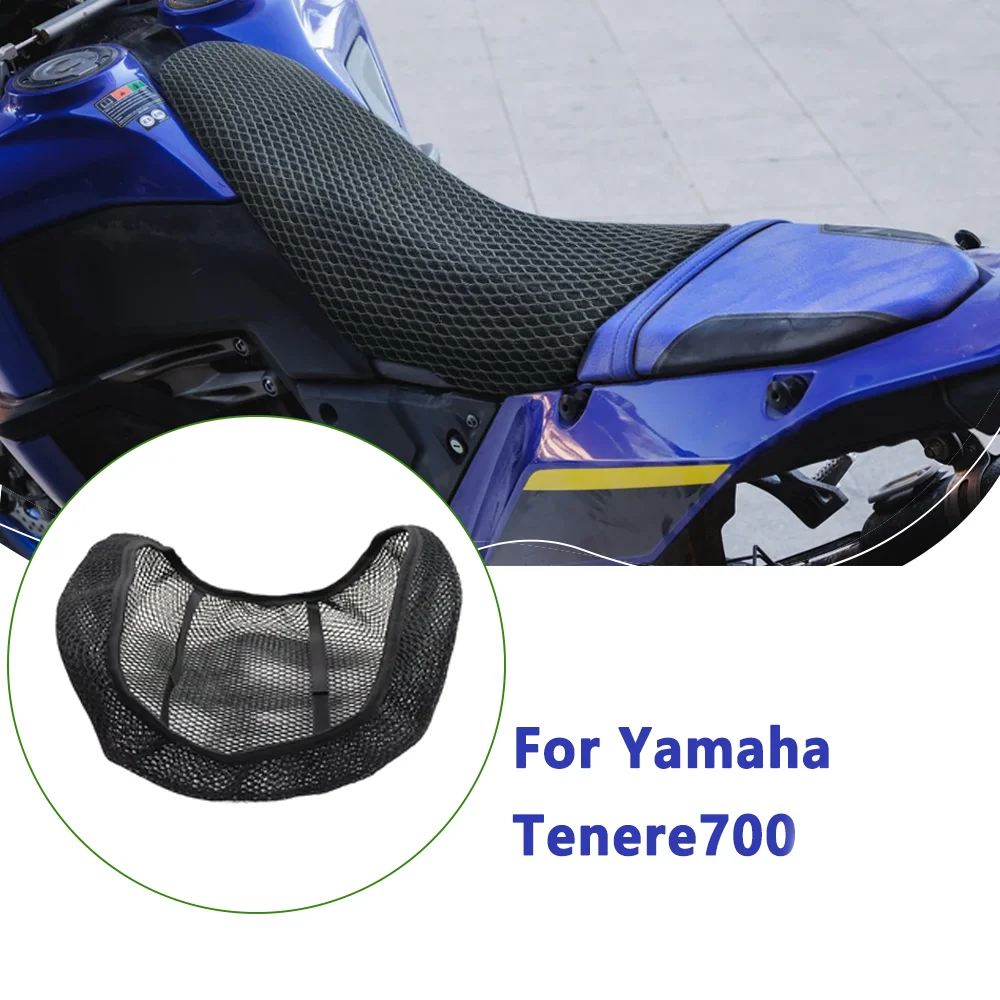 

For Yamaha Tenere 700 Tenere700 T 700 T700 Motorcycle Seat Cover 3D Mesh Fabric Anti Slip Protection Seat Cover