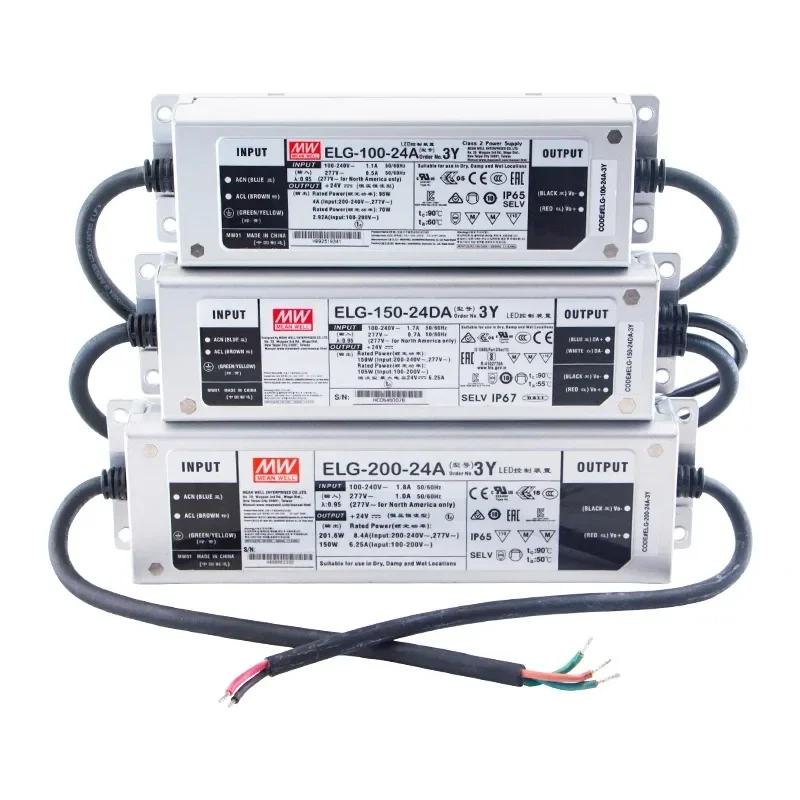 

ELG Switching Power Supply Led Driver 12V 24V 36V 42V 48V 54V 5A 4A 3A 2.6A 2A 1.8A 1.5A 75W 100W 150W 200W 240W 300W