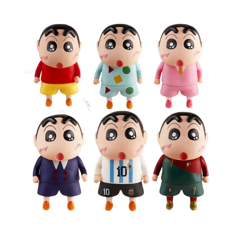 Crayon Shin-Chan 40cm Large Anime Figure Peripheral Model Nohara Shinnosuke Doll Home Decoration Collection Limited Xmas Gift