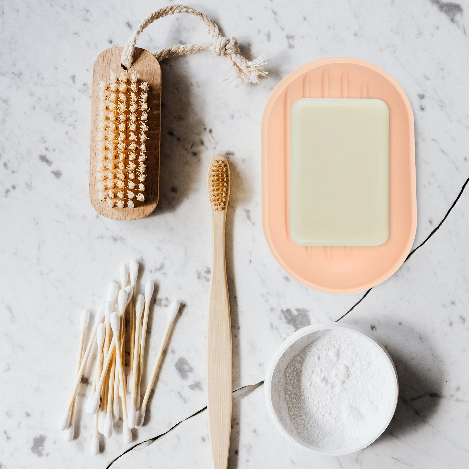 

1 set Electroplated Bathroom Accessories Set Plastic Toothbrush Holder Lotion Dispenser Soap Tray Home Practical