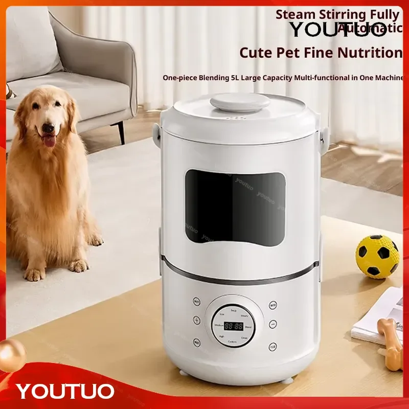 for Fully Automatic Portable Charge Stainless Steel Waterproof IPX5 Pet Food Processing Machine