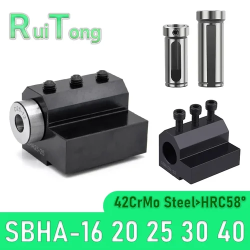 SBHA CNC torno portaherramientas auxiliar U perforación diámetro Variable manga de herramienta agujero interior portaherramientas de perforación SBHA16/20/25/32/40