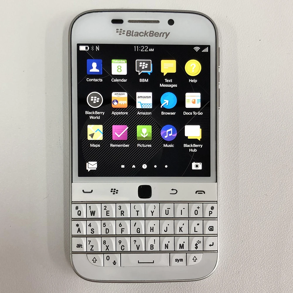 Original BlackBerry Q20 Classic 4G Mobile Cell Phone ROM 16G 8MP WIFI BlackBerry OS QWERTY Keyboard Unlocked Smartphone