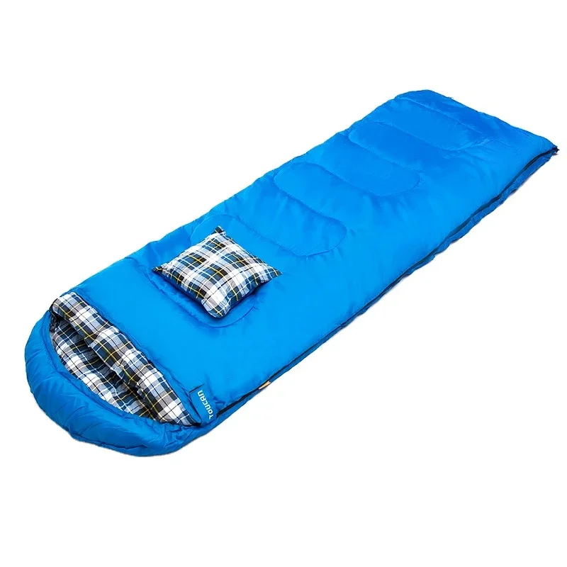 

High quality envelope cotton filled sleeping bag