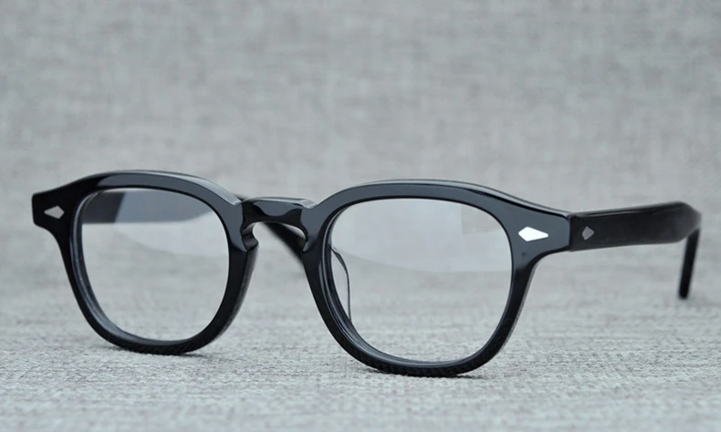 Lemtosh Lesebrille für Herren und Damen, Luxusmarke, Vintage-Acetatrahmen, Johnny Depp Presbyopie-Brille, Dioptrien +1,0 +2,0 +4,0 – Detail 17