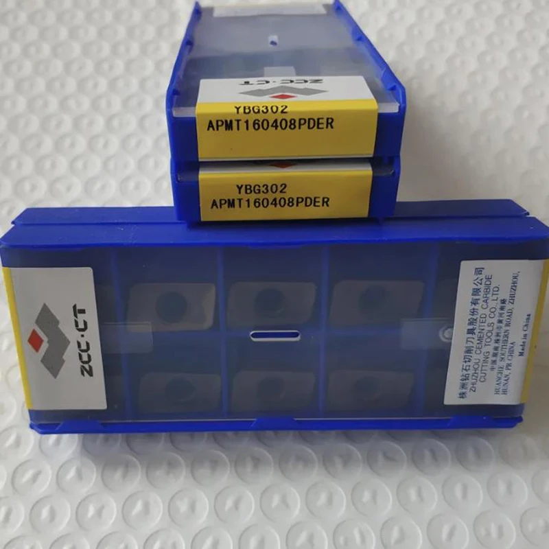 Original ZCC APMT1135PDR APMT160408PDER YBG202 YBG205 APMT1135 APMT1604 Carbide insert
