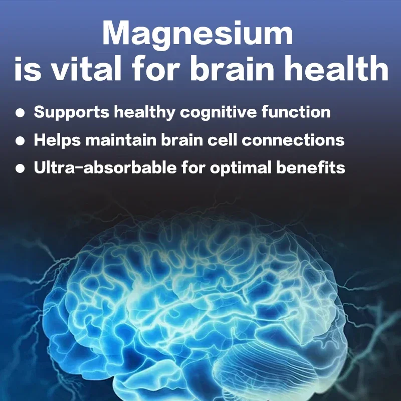 Suplemen Magnesium l-threonate-mendukung kesehatan otak, memori, konsentrasi, dan kognisi