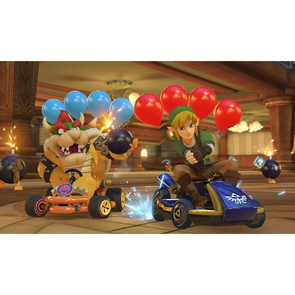 Mario Kart 8 Deluxe Juegos Nintendo Switch 100%, tarjeta de juego física Original oficial, género de carreras para Switch OLED Lite