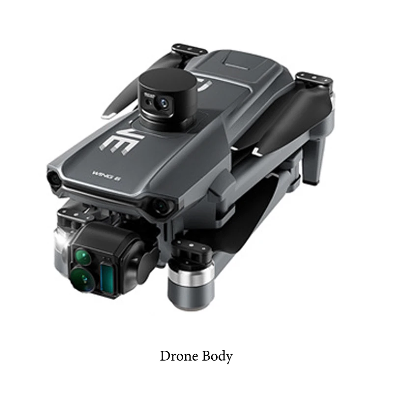 Wing 6-drone-lichaam Normaal of touchscreen Afstandsbediening Obstakel vermijden Propeller Vervangbare arm Reserveonderdeel Speelgoedaccessoires