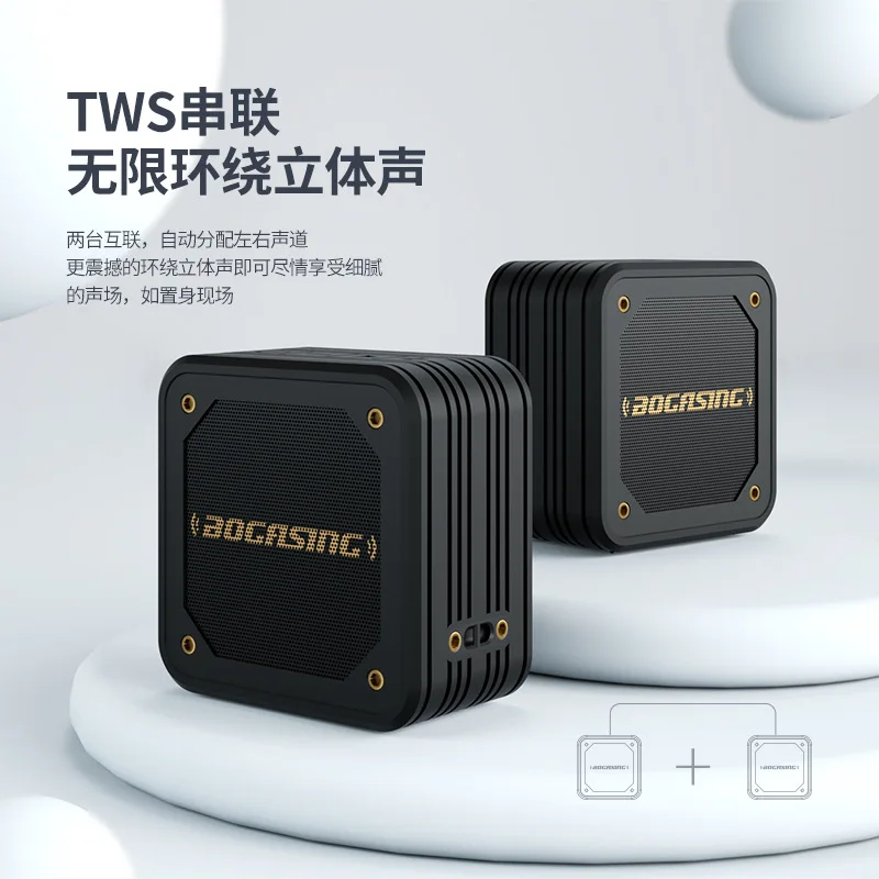 m10-ワイヤレス-bluetooth-スピーカー、bogas-超重量サブウーファー-カード、屋外小型スチール-キャノン、防水ポータブル-ミニ-スピーカー