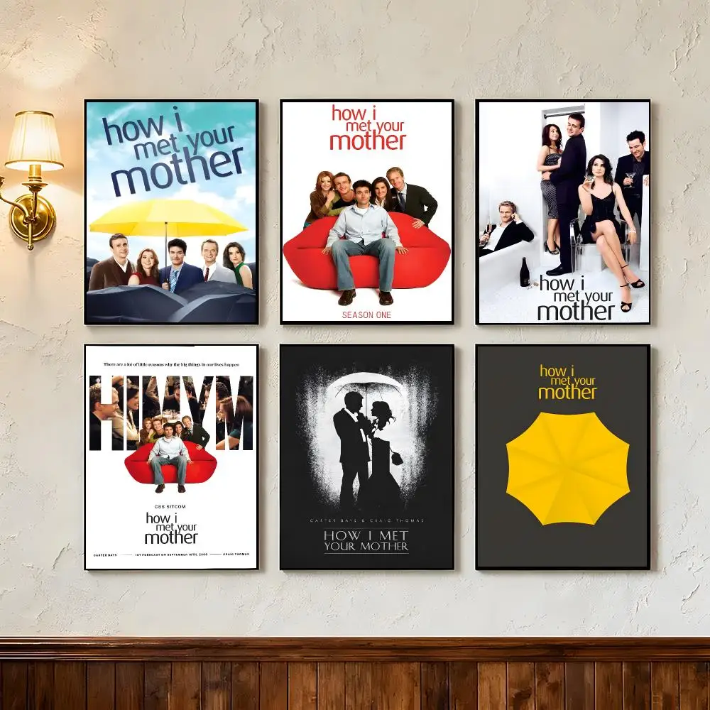 TV How I Met Your Mother Poster Wall Art Poster Prints Home Wall Decor Gift for Living Room, Bedroom Bar & Parlor