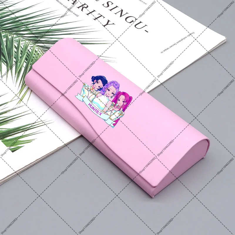 Kpop شيطان الصيادين نظارات حالة الكرتون أنيمي نمط مطبوعة النظارات الشمسية صناديق الضغط مقاومة صندوق تخزين هدايا عيد ميلاد جديد