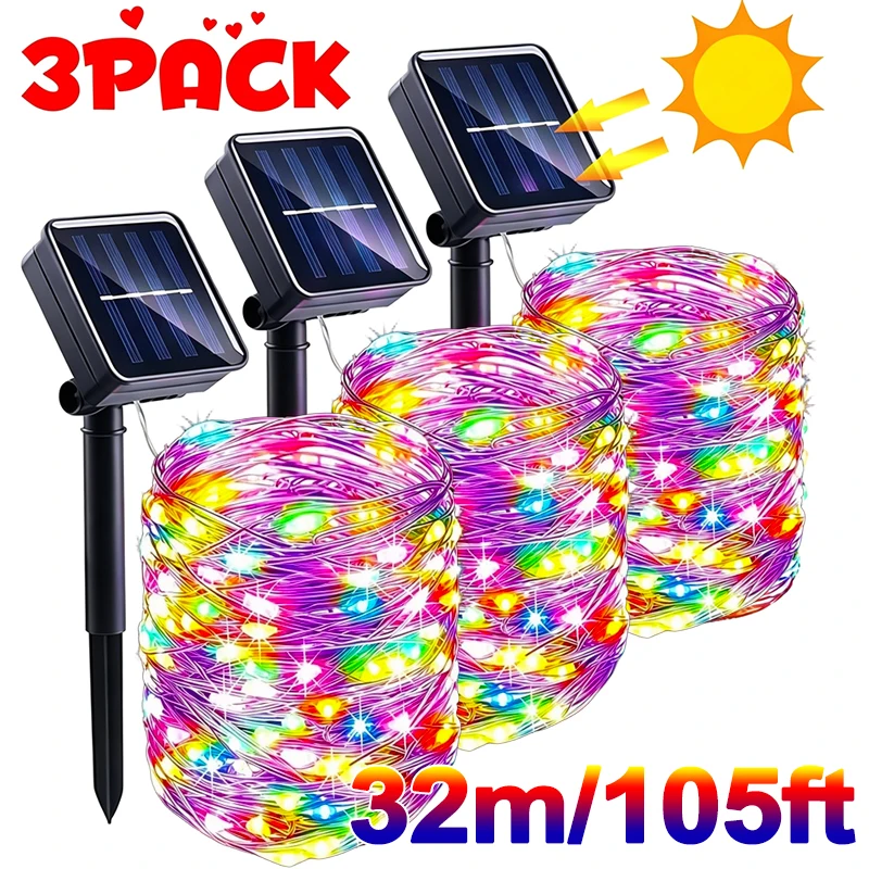 Solar Fairy String - Solar String Lights Outdoor LED Fairy