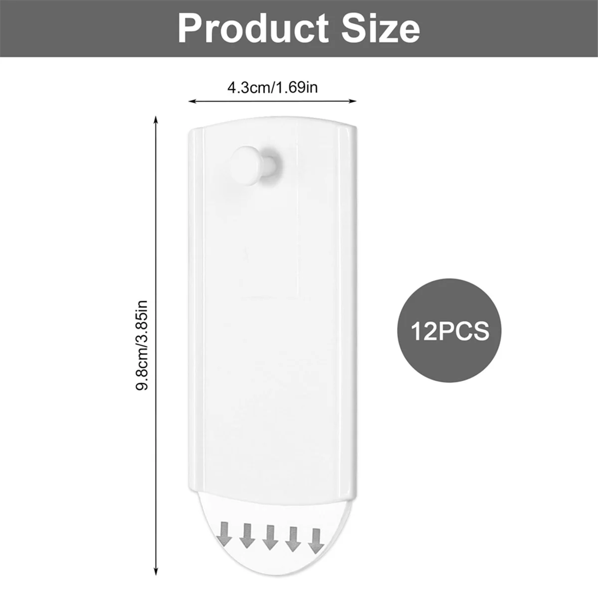 ABJZ 12 個 - 額縁用粘着ピクチャーフック 粘着フック 絵画吊り下げ 穴あけ不要 絵画ポスター写真用