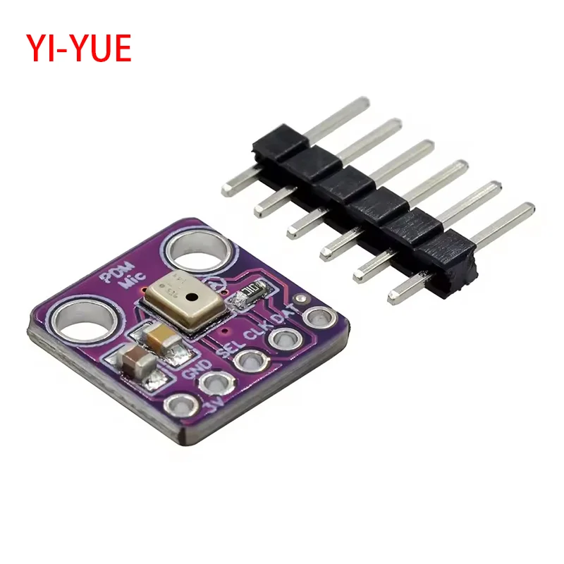 MP34DT01 PDM Module de Microphone MEMS numérique sortie de Modulation de densité d'impulsion Simple petit Microphone omnidirectionnel