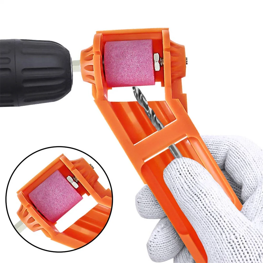 JUSTINLAU mola per trapano affilatrice per punte utensili manuali punta per trapano per unghie s Set affilatrice per accessori per trapano a gradini