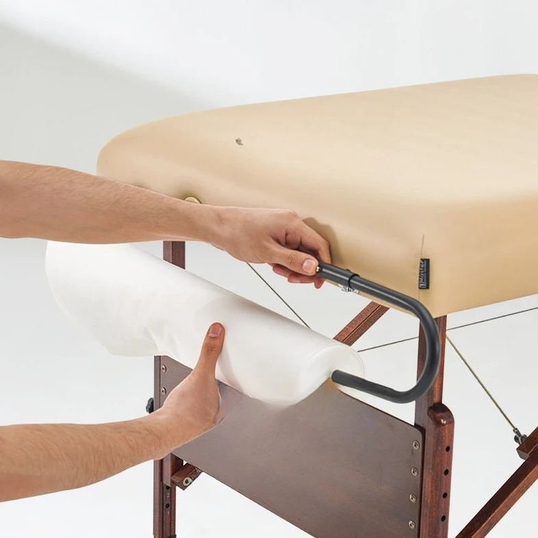 Web holder, adjustable, can be matched with beauty bed, disposable web, metal material