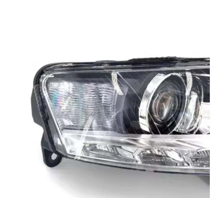 Automobile LED Headlight Assembly With Light Bulb Front Lamp Lighting For Audi A6L 2009-2011