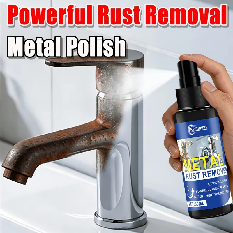 Metal Polishing Rust Remover & Restorer Spray Quickly Dissolves and Eliminates Scale, Rust Stains, Oxidation, Metal Filings and