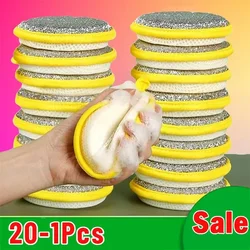 20/1pcs Küche Geschirrs pül schwamm Geschirrs pül bürste Pfanne Topf Geschirrs pül schwämme Haushalts reinigung Küchengeräte