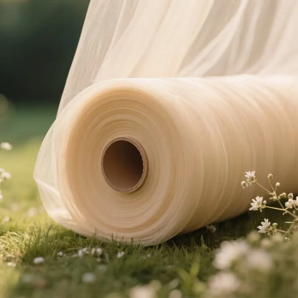 

Multi-clolor Tulle Mesh Ribbon 15cm Width Soft Wedding Backdrop Curtain Decorative Elegant Background Fabric Event Decoration