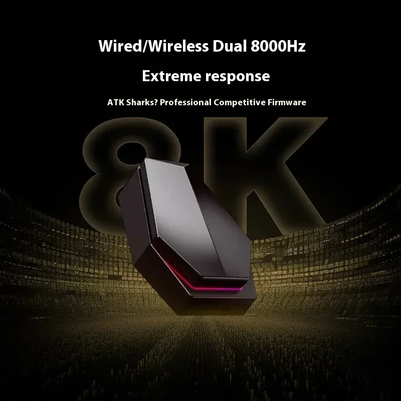 Imagem -06 - Atk-mouse Leve sem Fio Adequado para Presentes de Gamers de Esportes Eletrônicos Céu Ardente x1 3-mode Personalizado 24g 8k Paw3950