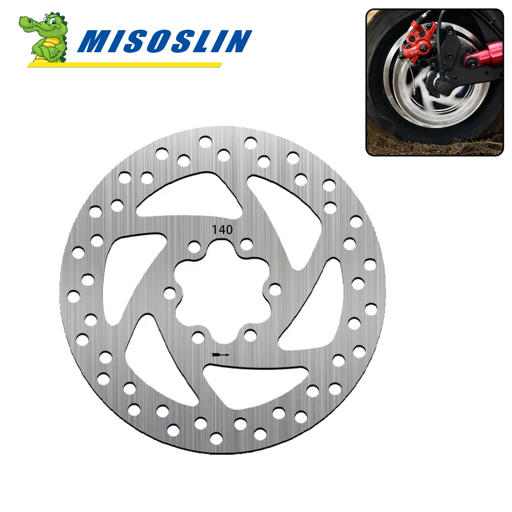 140MM Brake Disc for Ninebot F20 F30 F40 for KUGOO M4 SPEEDWAY 4 ZERO 10 10X Electric Scooter Brake Spare 6 Holes Parts