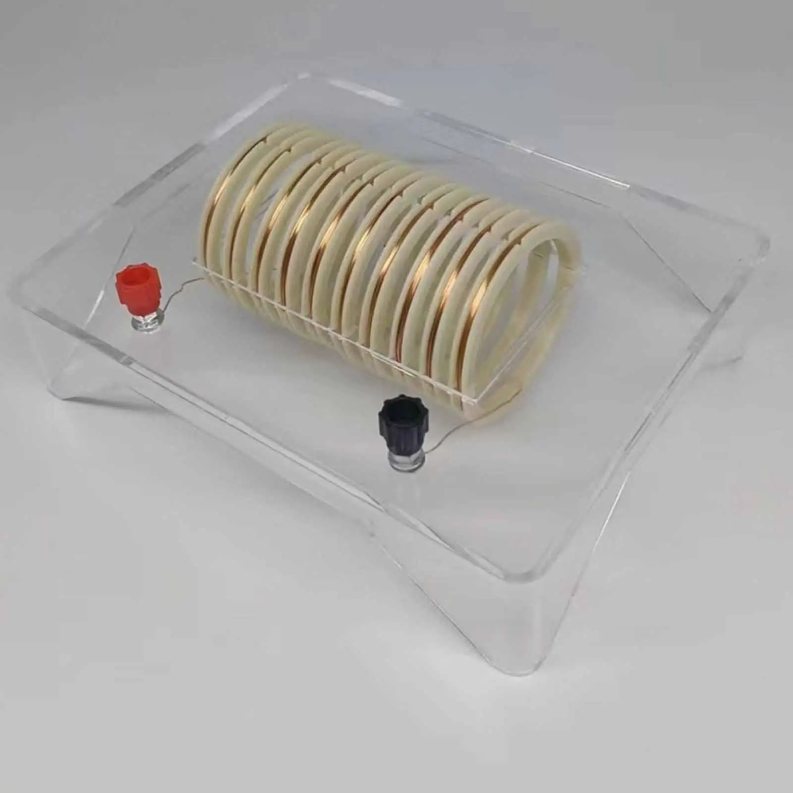 Current Magnetic Field Demonstrator Physics Experiment Transparent Base Educational Model Electromagnetism Experiment for School