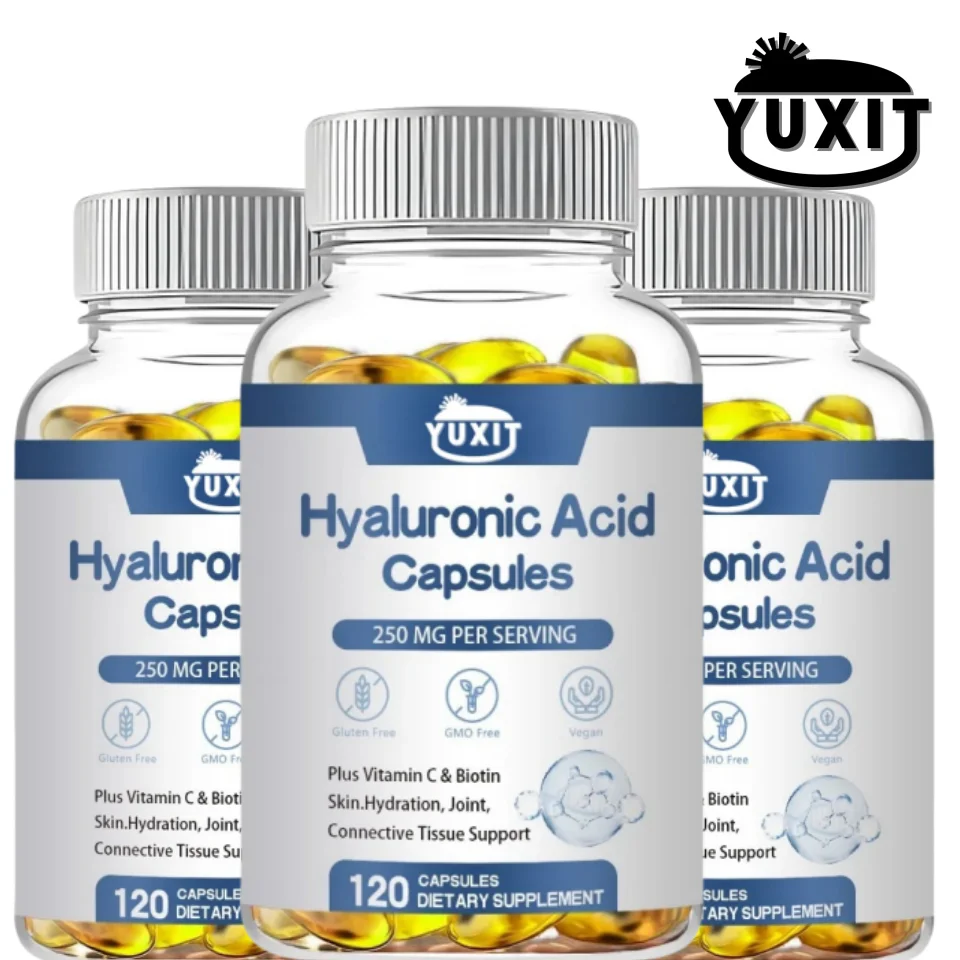 YUXIT   Hyaluronic Acid Biotin Vitamin C Capsules for Skin Joint Care