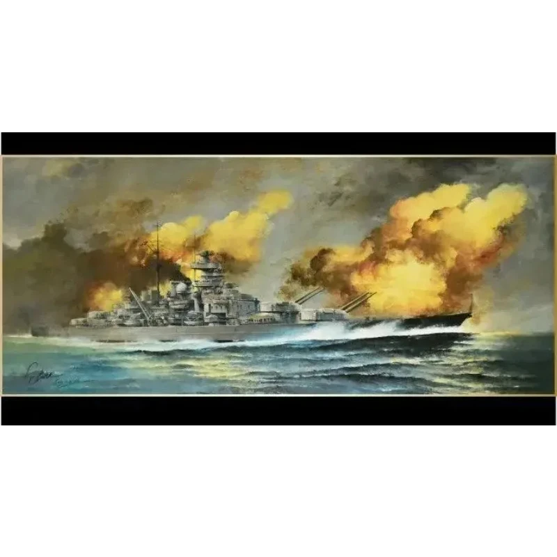 flyhawk-hobby-assemblaggio-plastica-modello-ki-scala-corazzata-tedesca-bismarck-1941-[edizione-deluxe]-modello-kitt-fh1132s-1-700