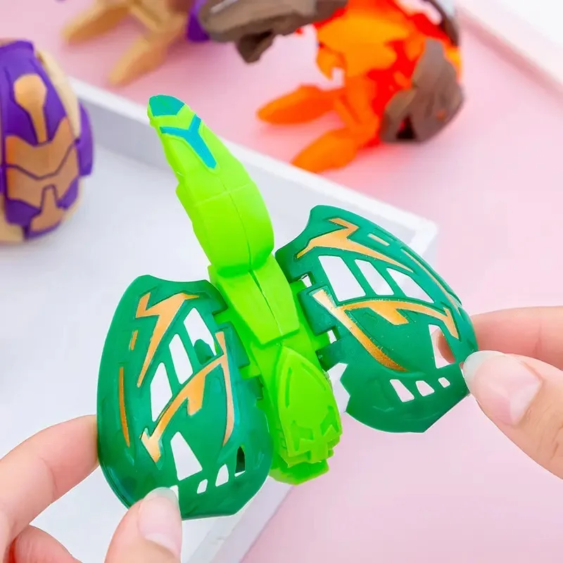 Kinderen transformeerbaar dinosaurus ei speelgoed plastic robot verrassingscadeau leuk speelgoed multi-stijl creatief klein geschenk twist ei robot