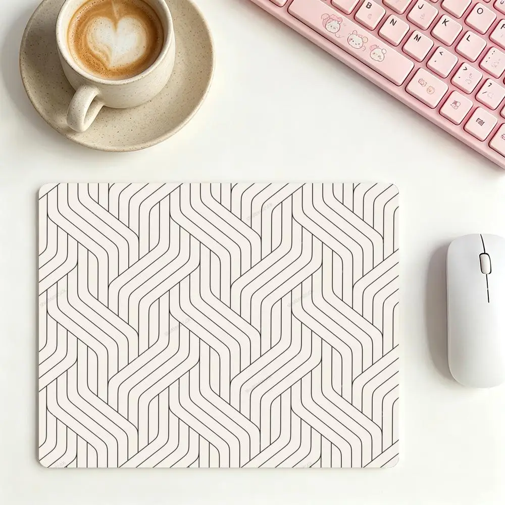 

Colorful Moroccan Floral Tile Pattern Desk Mat, Premium Bound Edge Non‑Slip Mouse Pad