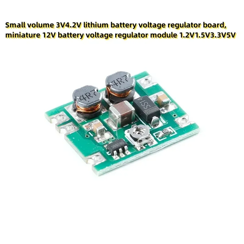 4 Stück kleine Volumen 3 V 4,2 V Lithium-Batterie-Spannungsreglerplatine, Miniatur-12-V-Batterie-Spannungsreglermodul 1,2 V 1,5 V 3,3 V 5 V