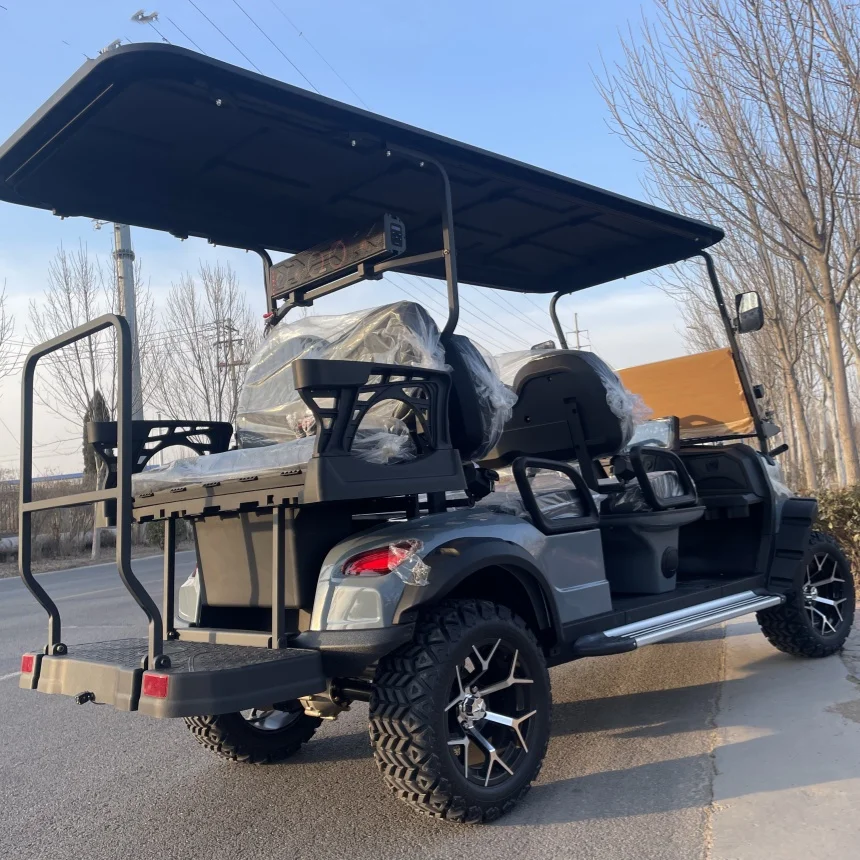 Hot selling Brand Street Legal Golf Cart Sightseeing Car Electric Four Wheel Sightseeing Car Hotel Reception Real Estate Car