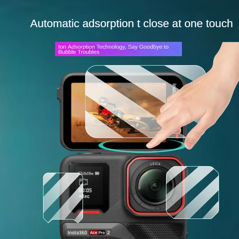 Защитная пленка из закаленного стекла для Insta360 Ace Pro 2, защитная пленка для объектива для камеры Insta360 Ace Pro 2