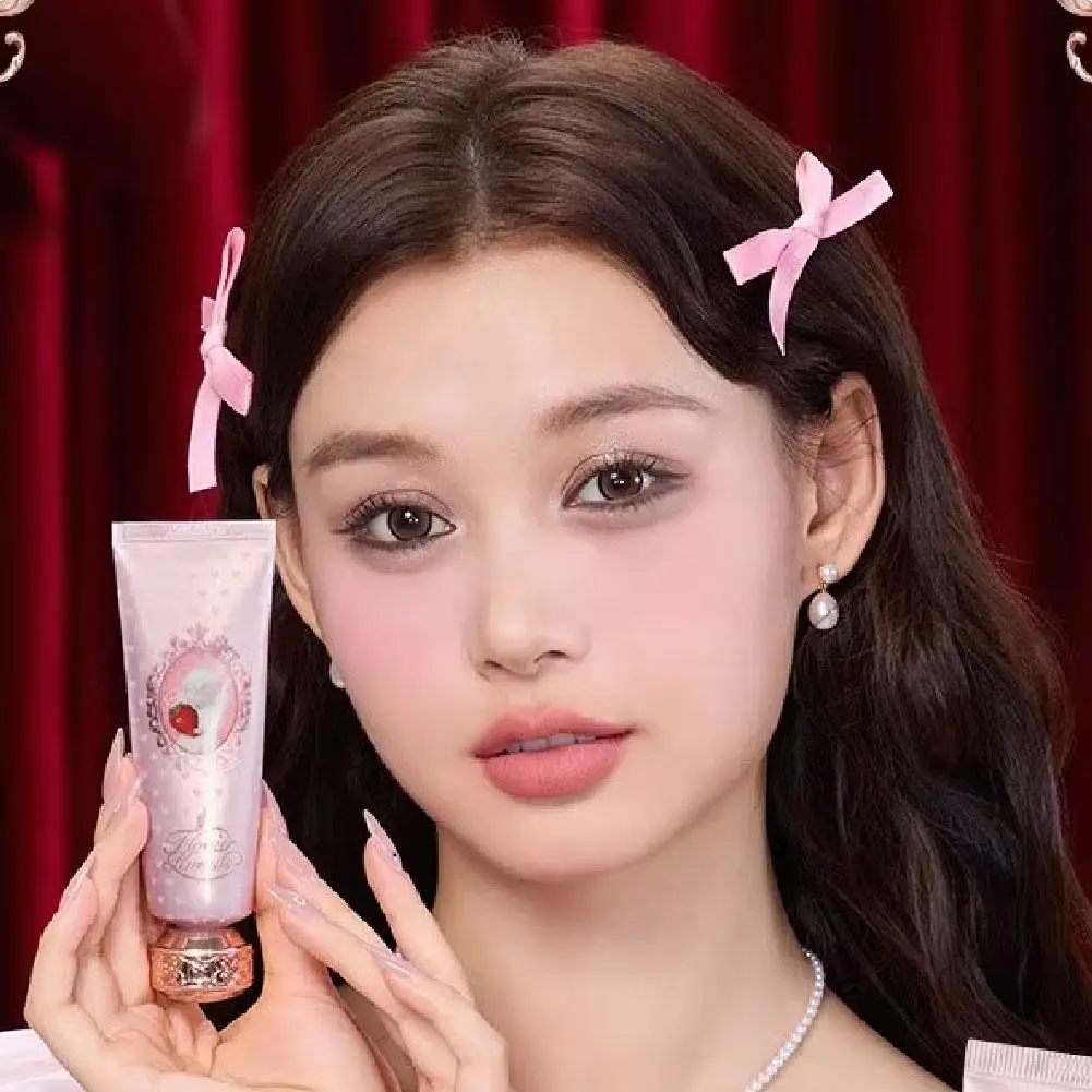 50 مل كريم اليد المعطر على شكل كيوبيد بالفراولة - مرطب ومغذي وتبييض لطيف للاستخدام اليومي للنساء لوشن العناية بالبشرة حليب الفواكه