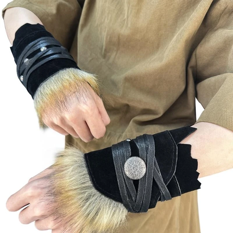39bb lucing armbracers中世のテーマアームガードロールプレイコスチューム小道具