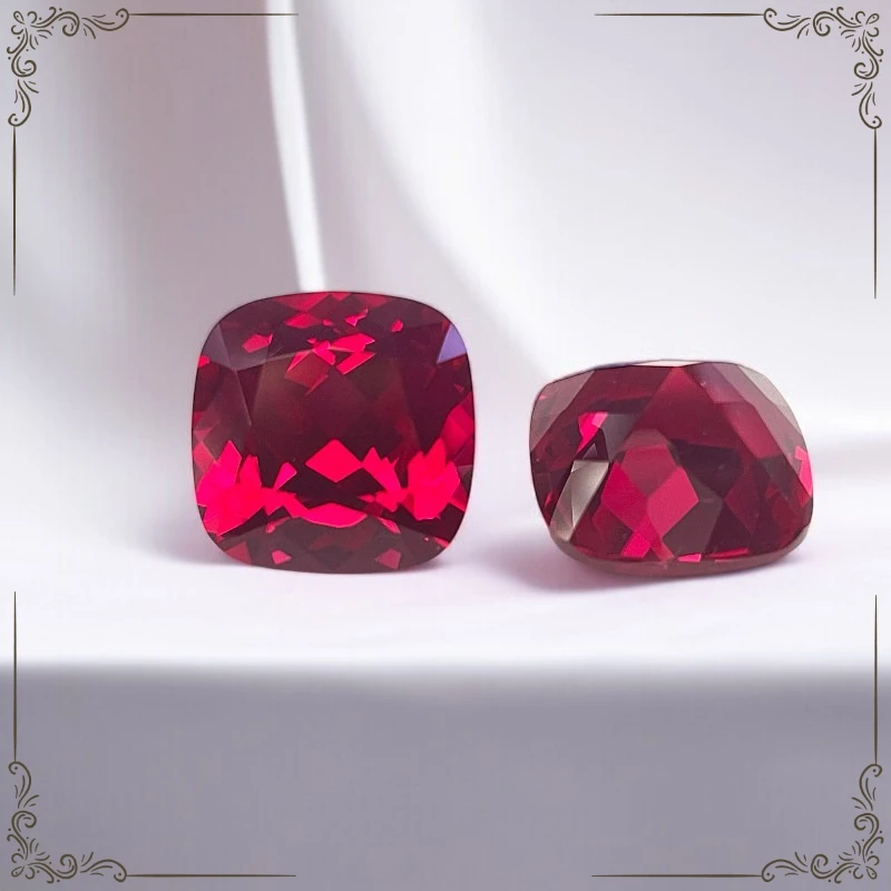 

Top Lab Grown Ruby Pigeon Blood Red Color Loose Gemstone Bead For Jewelry Making Selectable AGL Certificate