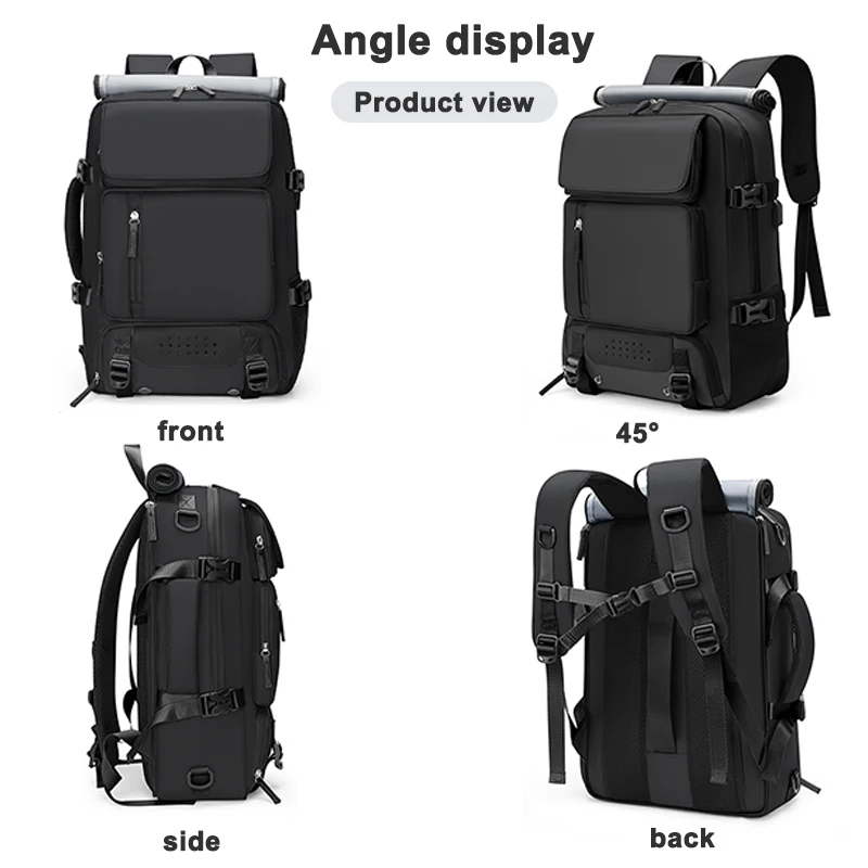 Travel backpack for women, large capacity, ultra lightweight, multifunctional luggage bag, hand-held crossbody, travel backpack