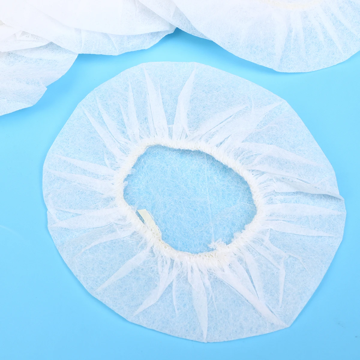 

100 PCS Dustproof Headphone Cover Bar Covers Ear Pads for Headset Earphone White Nonwoven Material