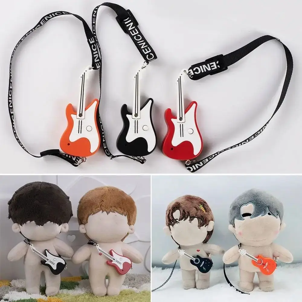 Miniature 15/20cm Doll Musical Instruments Mini Photo Props Plush Doll Mini Guitar Model Realistic Doll Accessories