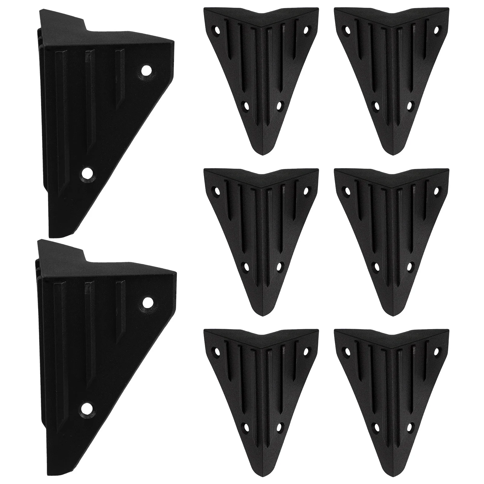 

8 pcs Speaker Accessories Durable Plastic Guards for Stage Speakers Right Angle Design Easy Install Protective Corner Protectors