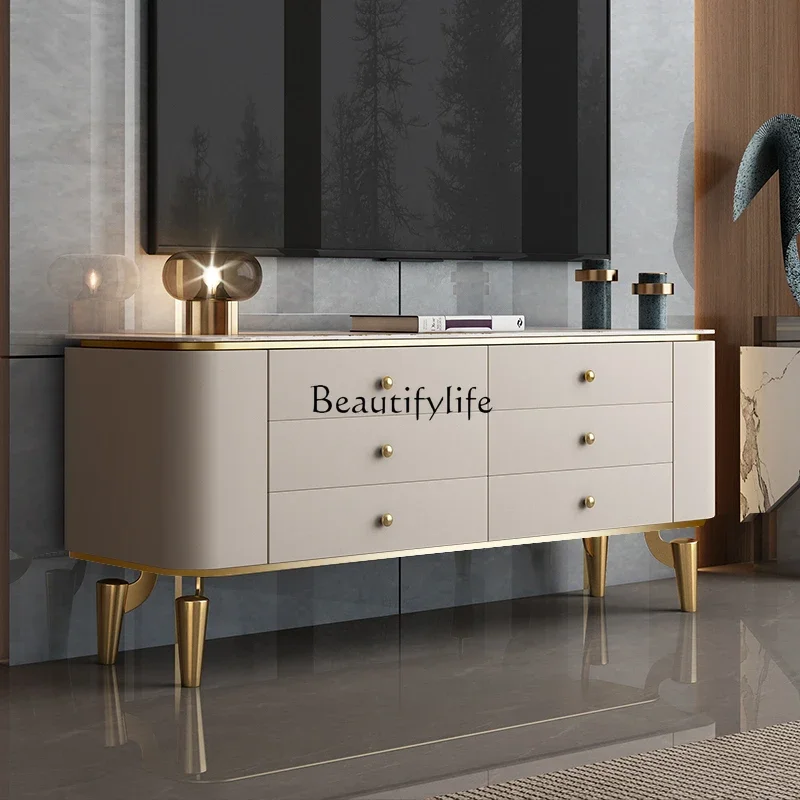 

GG8Italian light luxury solid wood modern simple large-capacity storage six-chest cabinet