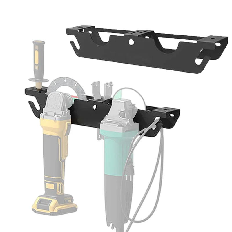 

A63X-Angle Grinder Bracket Metal Angle Grinder Rack Hook Wall Bracket Suitable For Angle Grinder Polisher