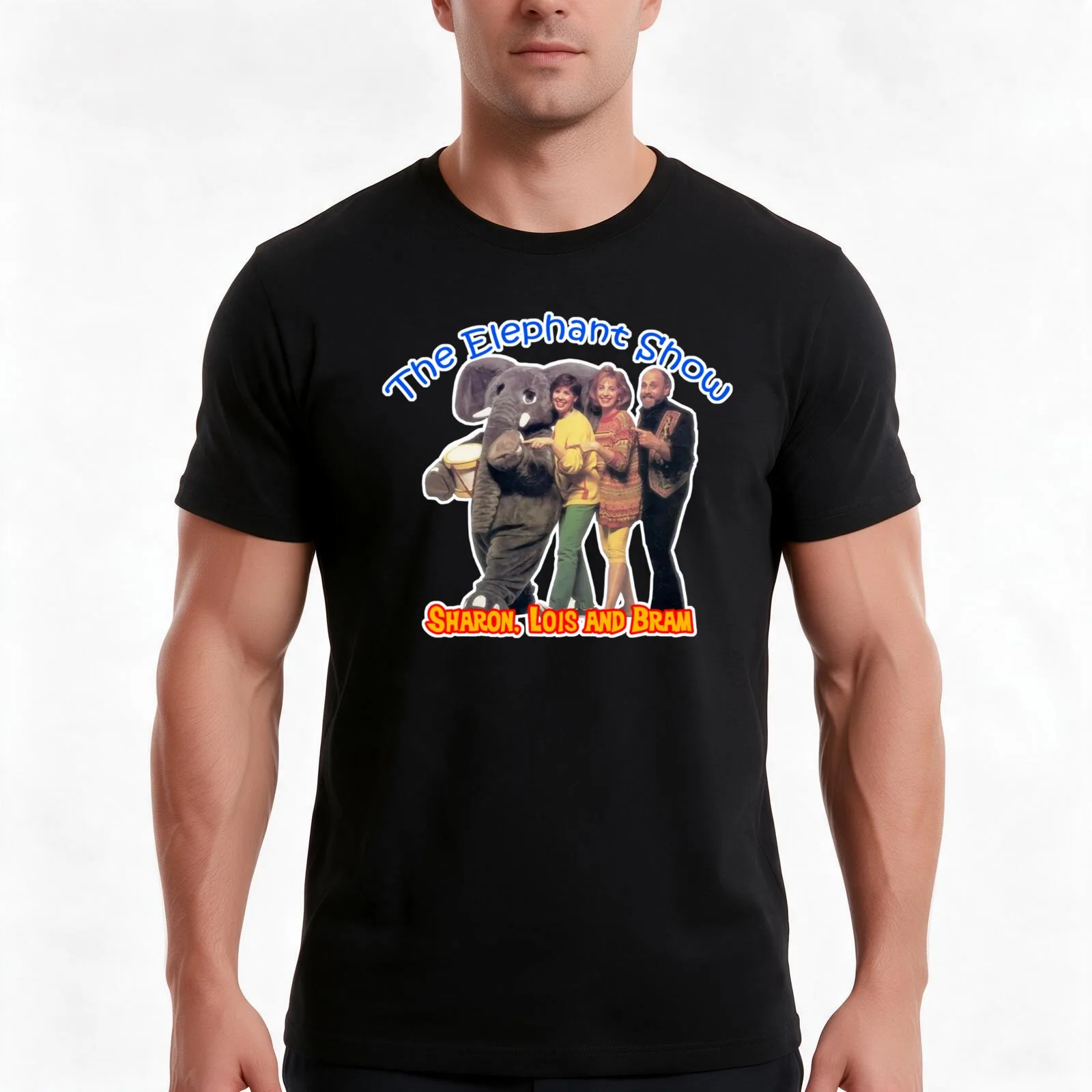 Skinamarink, Sharon Lois y Bram, espectáculo de elefantes, camiseta retro de los años 90, homenaje, camiseta de algodón informal para el verano, unisex, para hombres y mujeres.