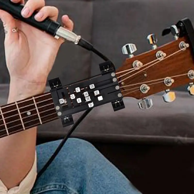 

Guitar Chord Presser Practical Guitar Trainer Tool Guitar Learning Tools Reusable Guitar Chord Artifact Guitar Aid Chord Tool