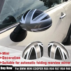 Voor BMW MINI COOPER Union Jack Automatische Vouw Spiegel Caps Cover R55 R56 R57 R58 R60 Versieren 2 stuks