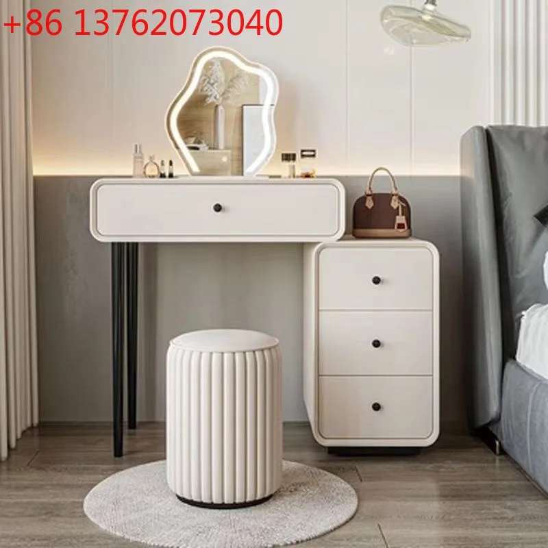 

TT Light роскошный мини-стол для французского макияжа Интернет-знаменитости современный простой шкаф для хранения встроенный столик для макияжа из цельного дерева