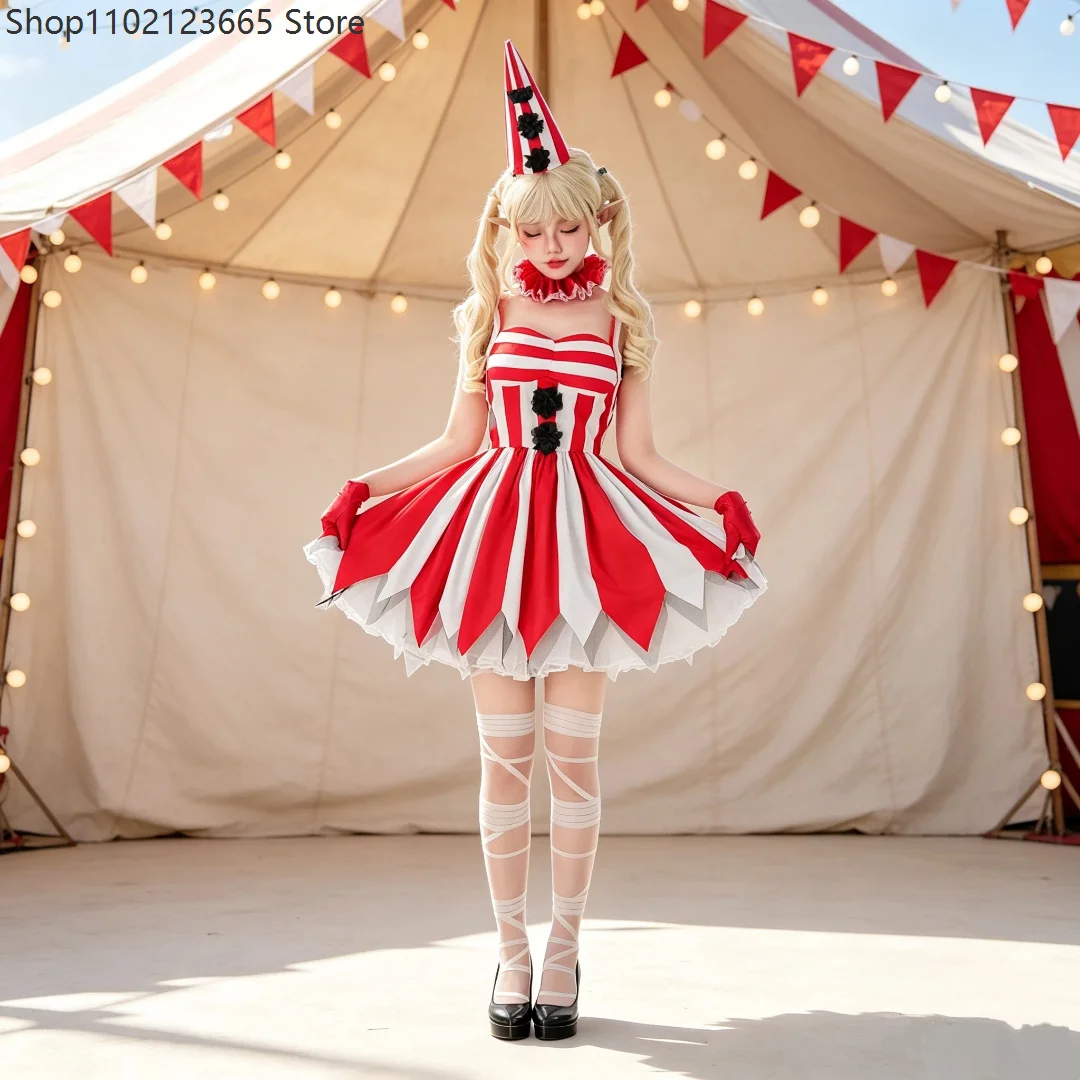 2026 Lustiges Clown-Cosplay-Kostüm für Damen, Gruseliges Böses Clown-Verkleidungskostüm, Dämonen-Killer-Kostüm für Erwachsene, Zirkus-Karnevalsparty-Kostüm
